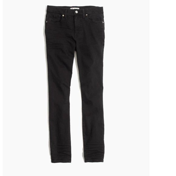 Madewell Black Mid-Rise Skinny jeans - Picture 3 of 8